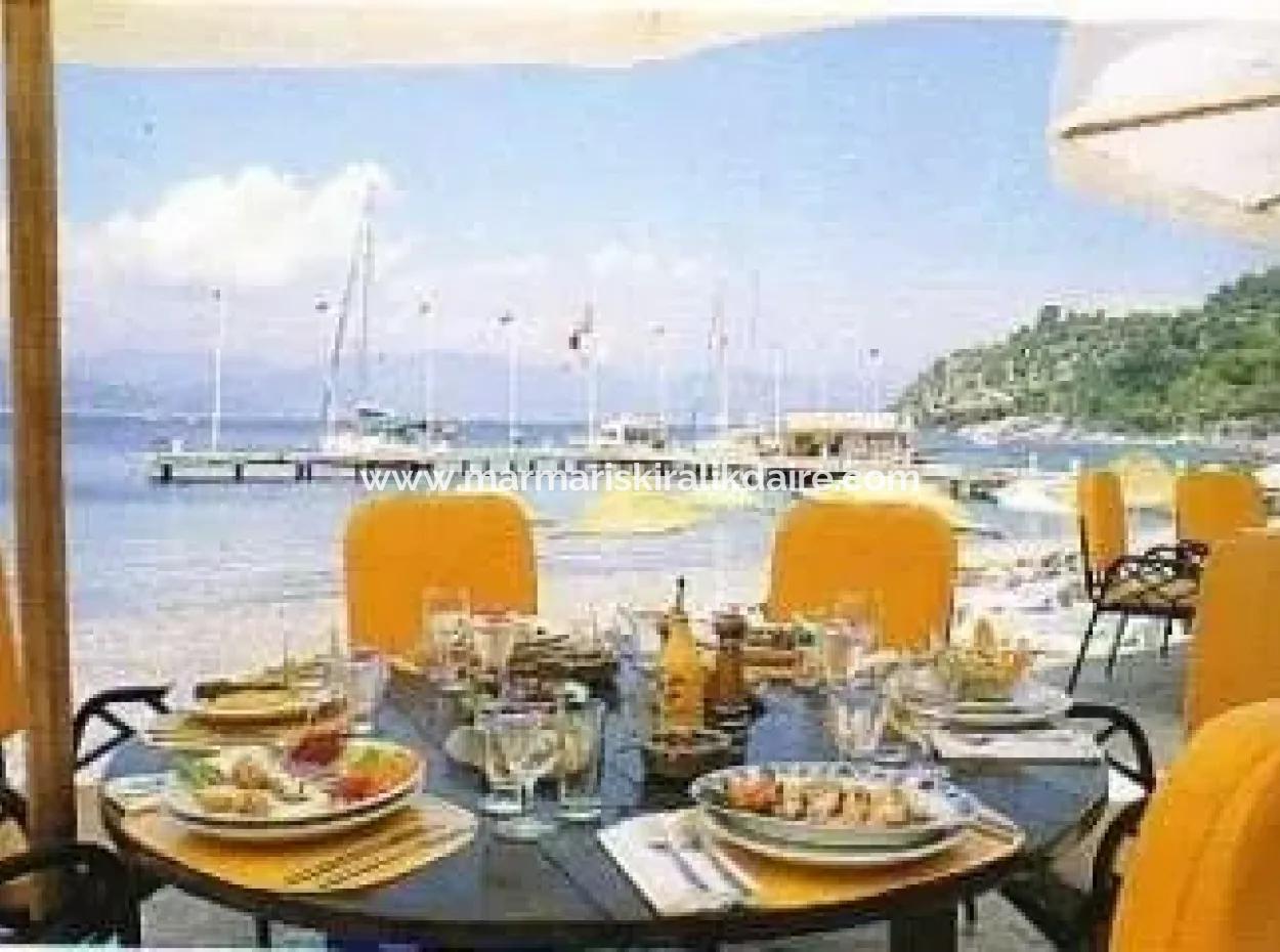 Marmaris,Die Für Den Verkauf Gebaut Auf Einem Grundstück Von 5000 M2 E 18 Km Entfernt Von Der Villa Und Dem Bestehenden Pier Restaurant