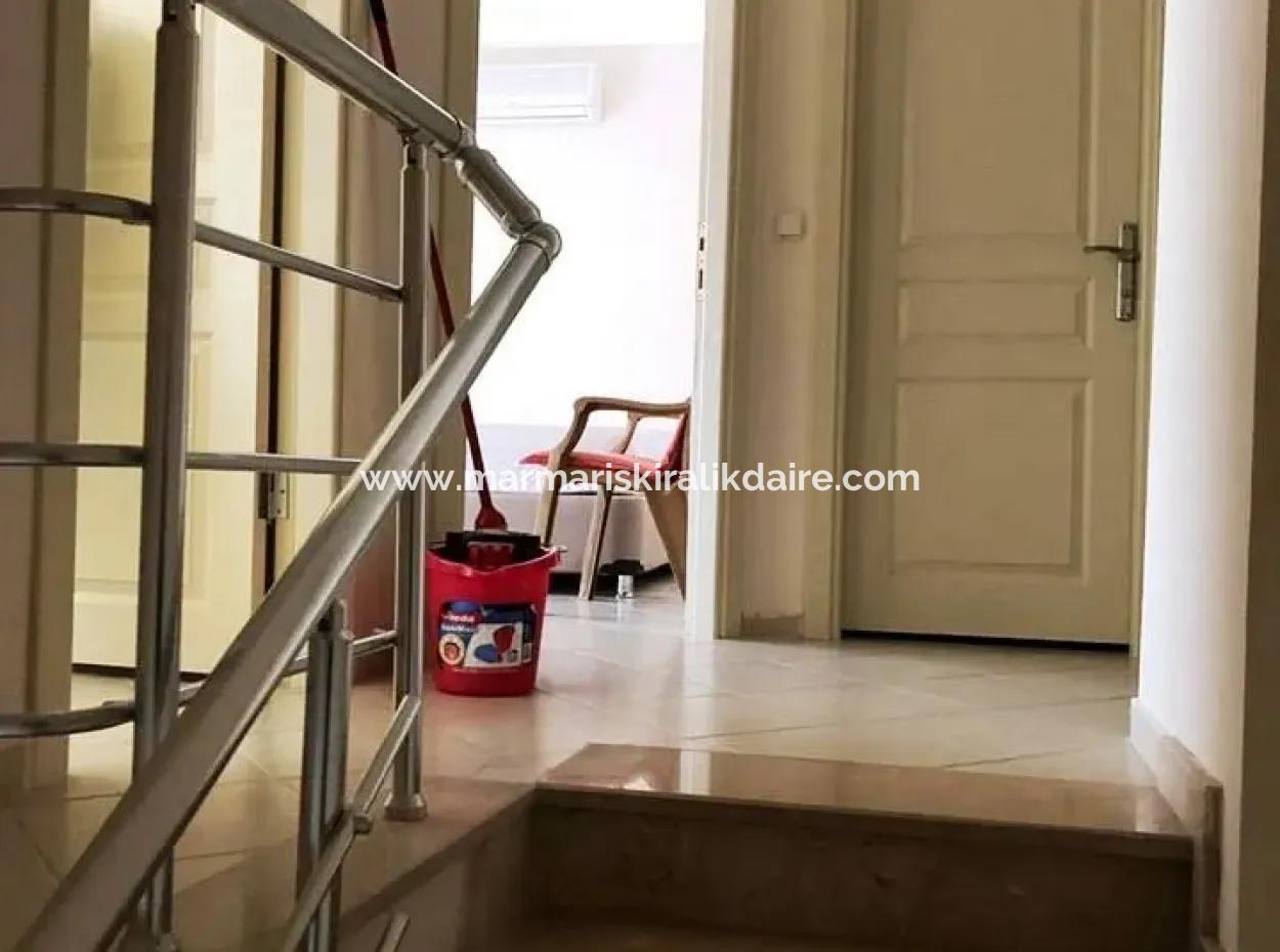 Luxus 3 Zimmer 1 Wohnzimmer Duplex-Wohnung Mit Pool Marmaris Icmeler