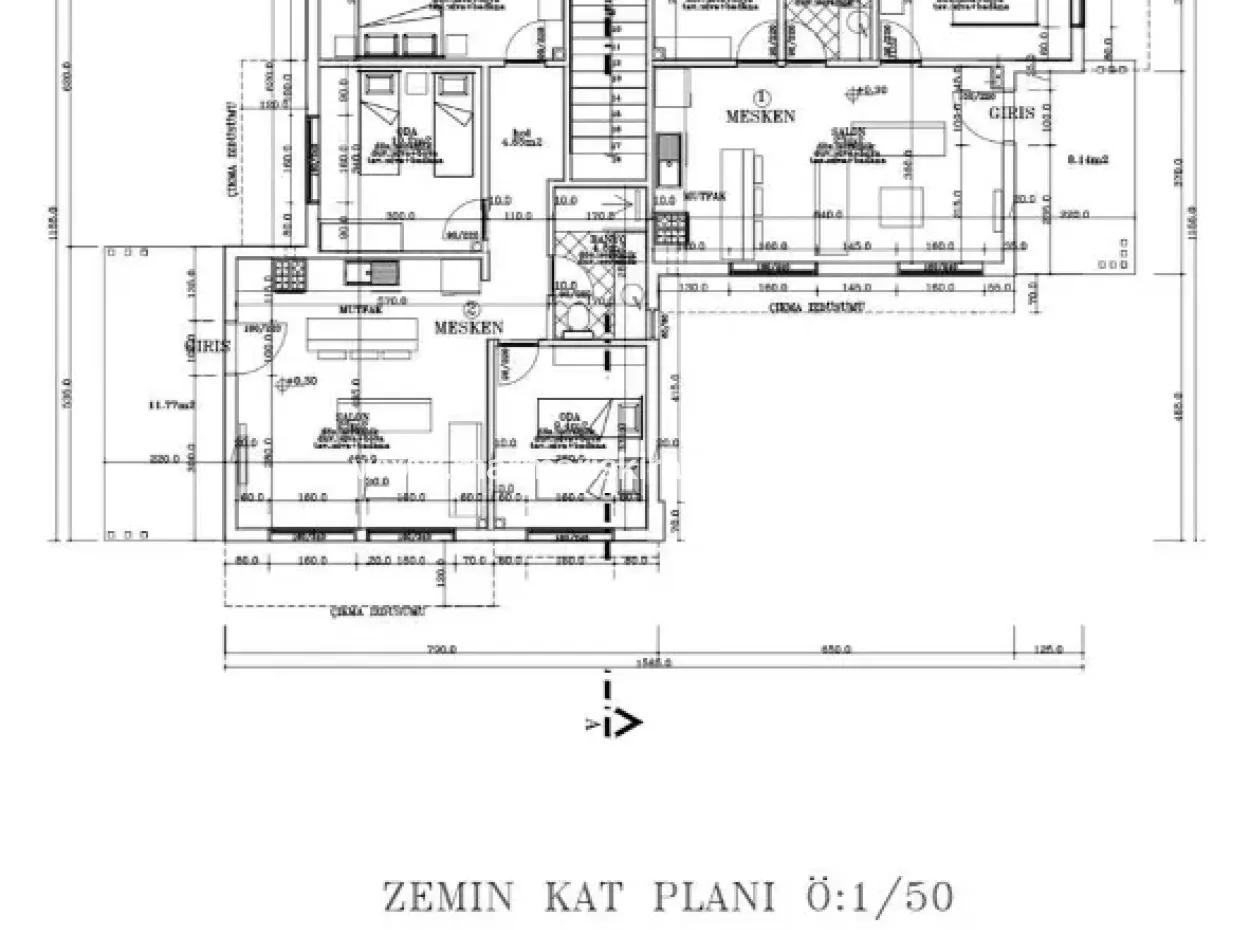 Luxuswohnung Zum Verkauf Mit Swimmingpool Im Stadtteil Gökçe Des Bezirks Ula Der Provinz Muğla 2 Km Zum Meer Mit Blick Auf Den Wald