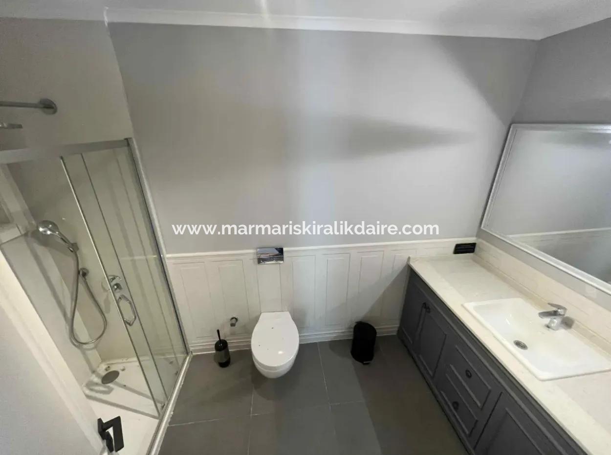 3 Zimmer 1 Wohnzimmer 140M2 2 Villen Zum Verkauf Mit Pool Mit Herrlichem Meerblick Im Viertel Selimiye Im Bezirk Marmaris