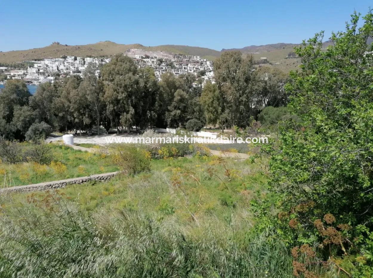 Land For Sale With 4000M2 Tourism Development By The Sea In Bodrum Akyarlar
