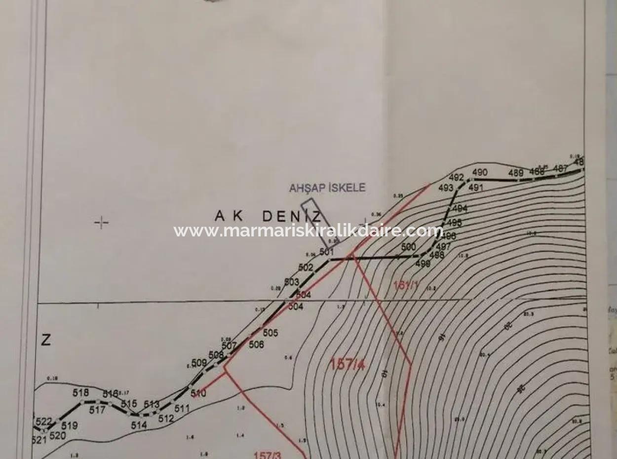 The Land For Sale From Marmaris Near The Sea Plot Hotels,Marina,Yacht Club Land 4000 M2