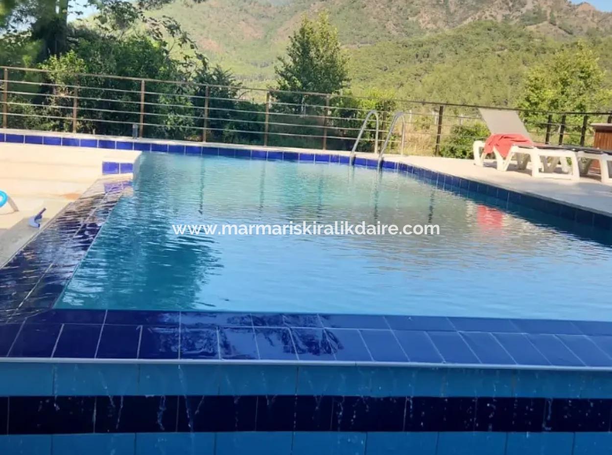 Ortaca Neighborhood For Sale 10.000 M2 Custom Made Farmhouse With Pool