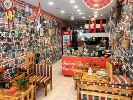 Shop For Sale In The Bustling Center Of Marmaris With Ready Customers With Its Unique Concept