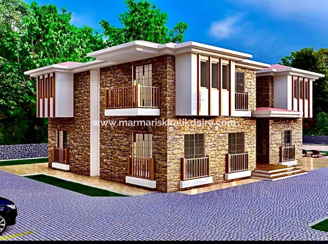 Marmaris Çamlı Köyünde Orman Manzaralı 1400M2 Arsa İçerisinde Yüzme Havuzlu Satılık Butik Otel