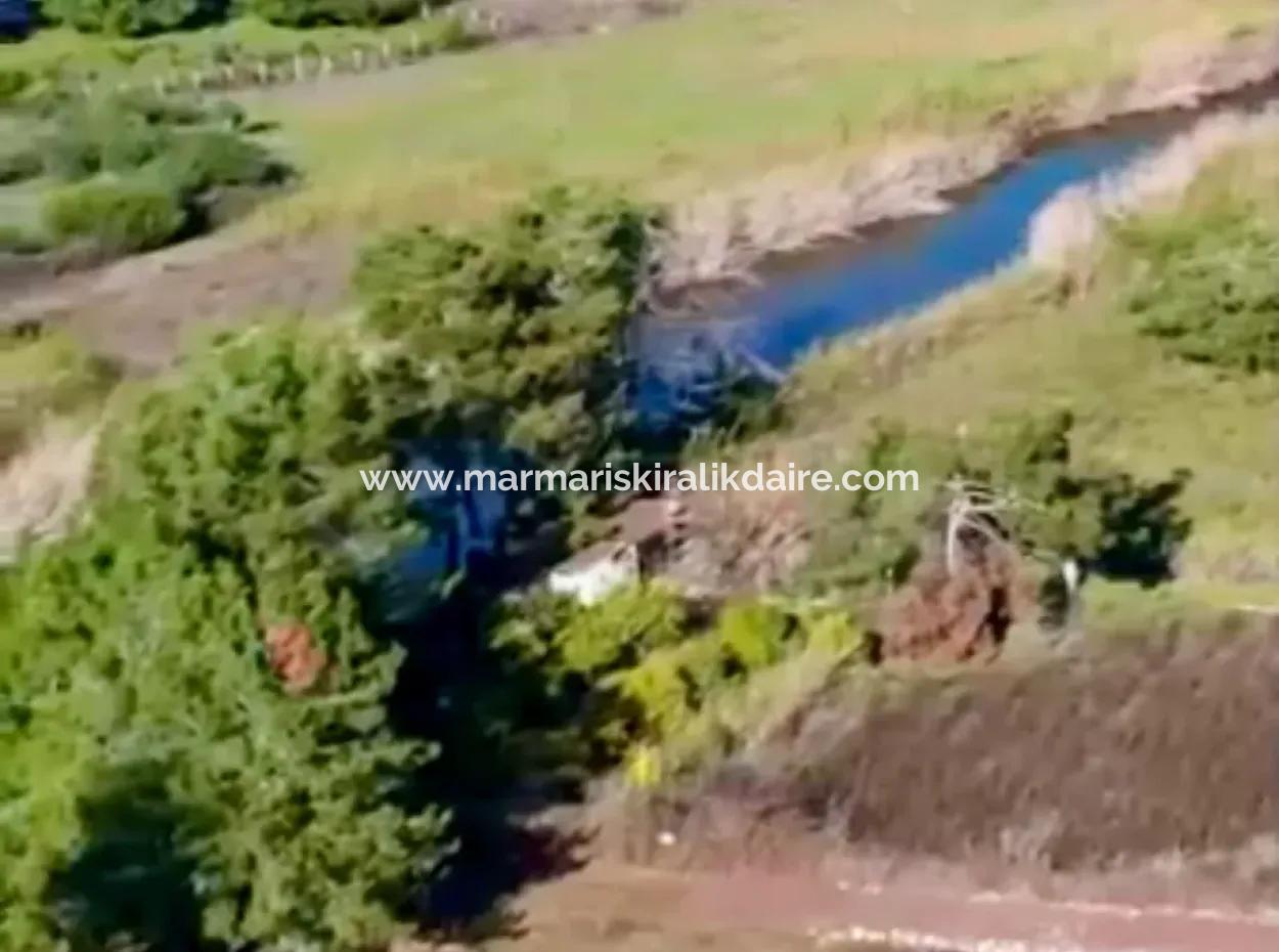 Marmaris,Te Kanala Sıfır 10000M2 Ticari Kullanıma Uygun Hisseli Arazimiz Satılık